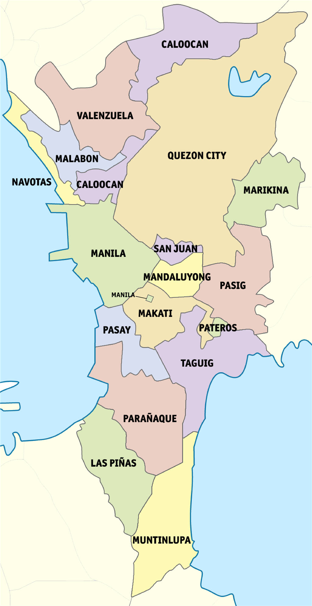    Metro Manila Map 